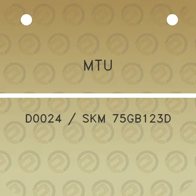 mtu-d0024-skm-75gb123d