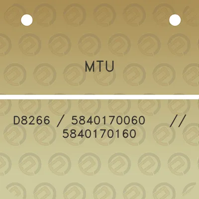 mtu-d8266-5840170060-5840170160