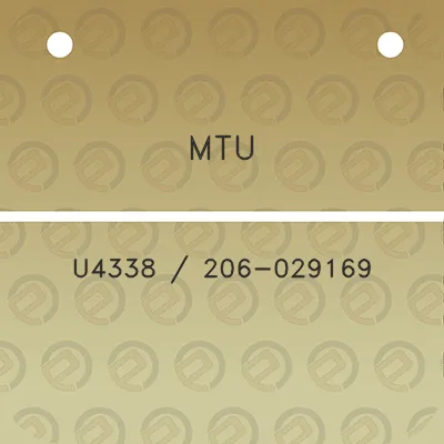 mtu-u4338-206-029169