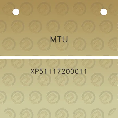 mtu-xp51117200011