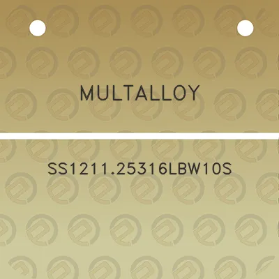 multalloy-ss121125316lbw10s