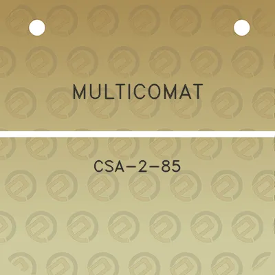 multicomat-csa-2-85