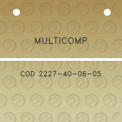 multicomp-cod-2227-40-06-05