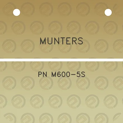 munters-pn-m600-5s