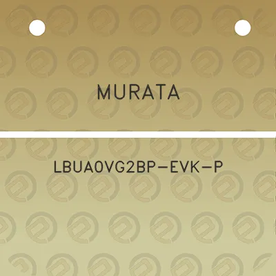 murata-lbua0vg2bp-evk-p