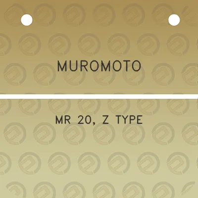 muromoto-mr-20-z-type