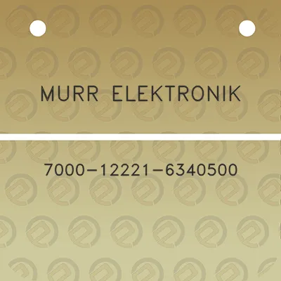 murr-elektronik-7000-12221-6340500