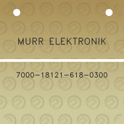 murr-elektronik-7000-18121-618-0300