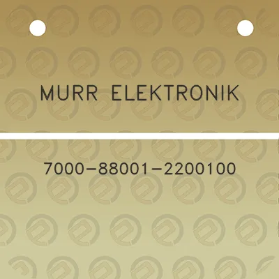 murr-elektronik-7000-88001-2200100