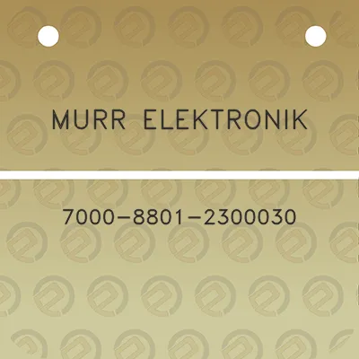 murr-elektronik-7000-8801-2300030