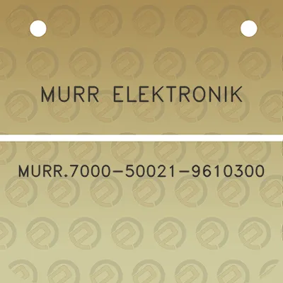 murr-elektronik-murr7000-50021-9610300