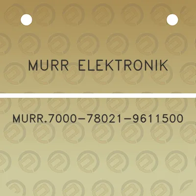 murr-elektronik-murr7000-78021-9611500