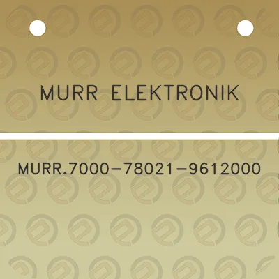 murr-elektronik-murr7000-78021-9612000