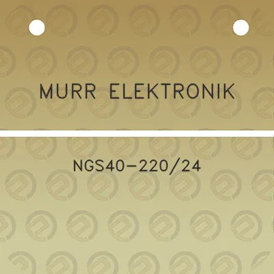 murr-elektronik-ngs40-22024