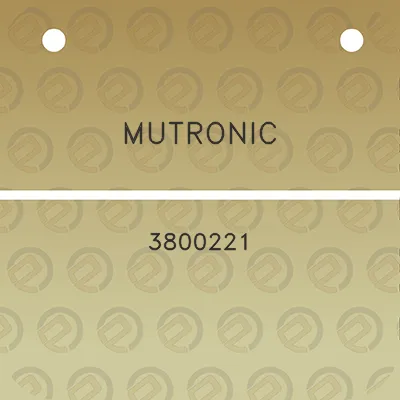 mutronic-3800221