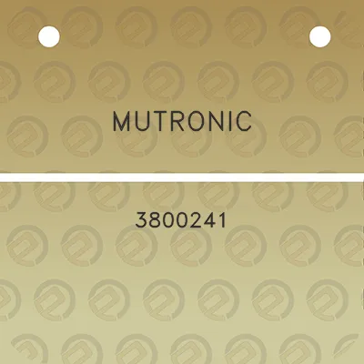 mutronic-3800241