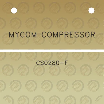 mycom-compressor-cs0280-f