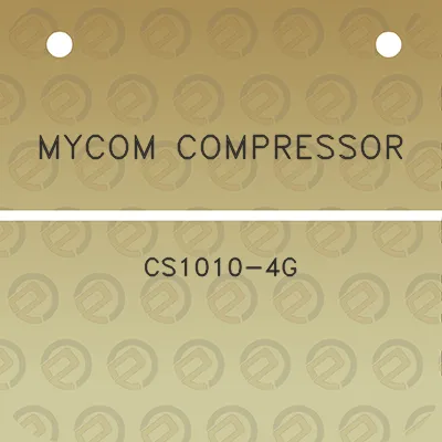 mycom-compressor-cs1010-4g