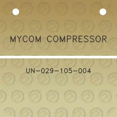 mycom-compressor-un-029-105-004