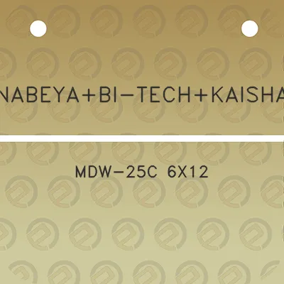 nabeyabi-techkaisha-mdw-25c-6x12