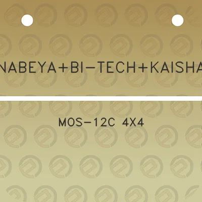 nabeyabi-techkaisha-mos-12c-4x4