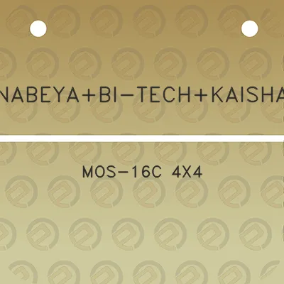 nabeyabi-techkaisha-mos-16c-4x4