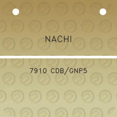 nachi-7910-cdbgnp5