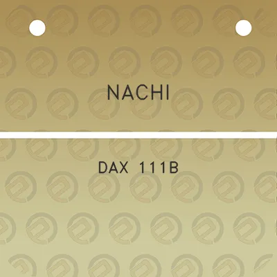 nachi-dax-111b