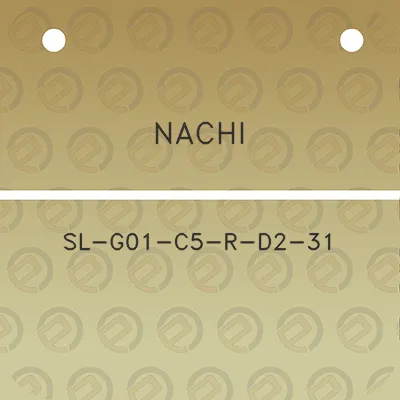 nachi-sl-g01-c5-r-d2-31