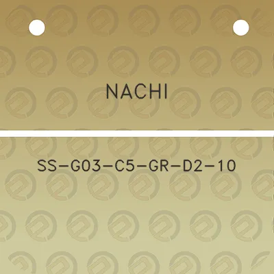 nachi-ss-g03-c5-gr-d2-10