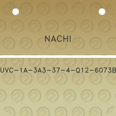 nachi-uvc-1a-3a3-37-4-q12-6073b