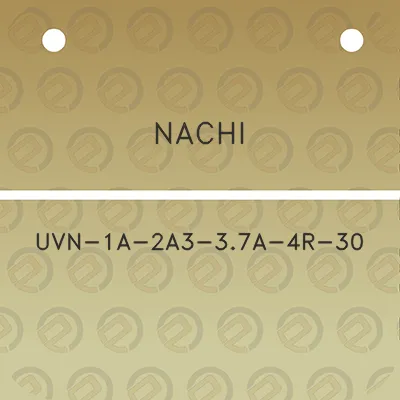 nachi-uvn-1a-2a3-37a-4r-30