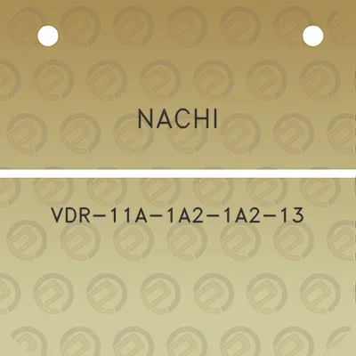 nachi-vdr-11a-1a2-1a2-13