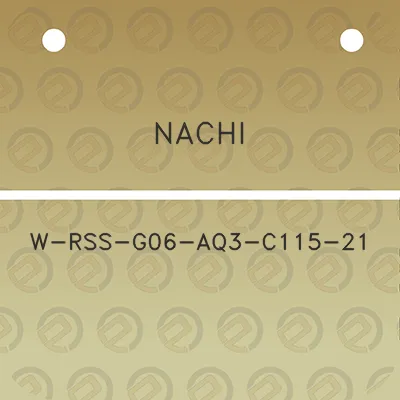 nachi-w-rss-g06-aq3-c115-21