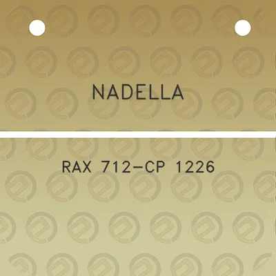 nadella-rax-712-cp-1226