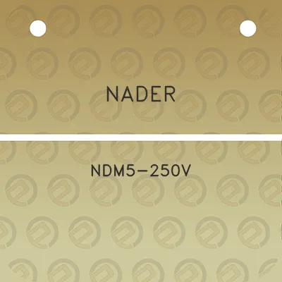 nader-ndm5-250v