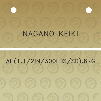 nagano-keiki-ah112in300lbssr6kg