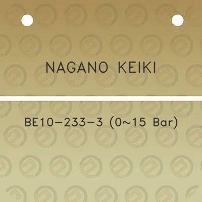 nagano-keiki-be10-233-3-015-bar