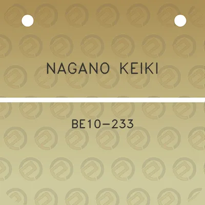 nagano-keiki-be10-233