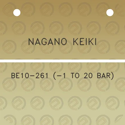 nagano-keiki-be10-261-1-to-20-bar