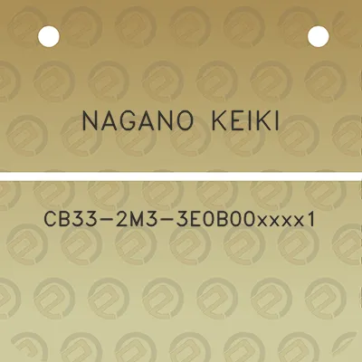 nagano-keiki-cb33-2m3-3e0b00xxxx1