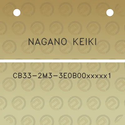 nagano-keiki-cb33-2m3-3e0b00xxxxx1