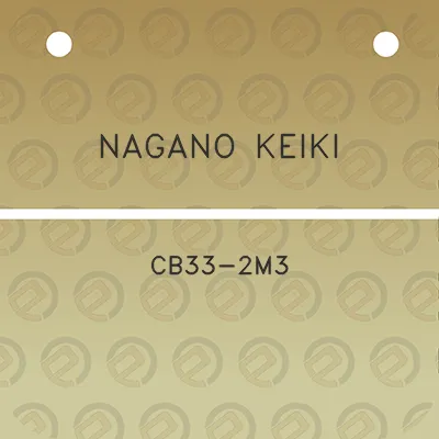 nagano-keiki-cb33-2m3