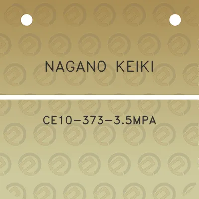 nagano-keiki-ce10-373-35mpa