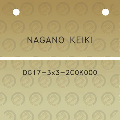 nagano-keiki-dg17-3x3-2c0k000