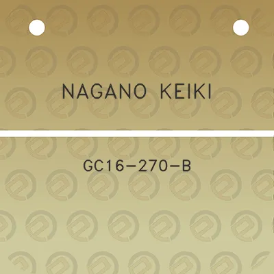 nagano-keiki-gc16-270-b