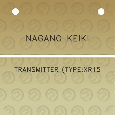 nagano-keiki-transmitter-typexr15