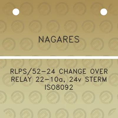 nagares-rlps52-24-change-over-relay-22-10a-24v-sterm-iso8092