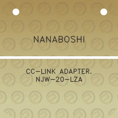 nanaboshi-cc-link-adapter-njw-20-lza