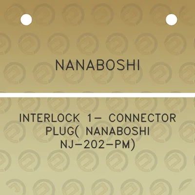 nanaboshi-interlock-1-connector-plug-nanaboshi-nj-202-pm